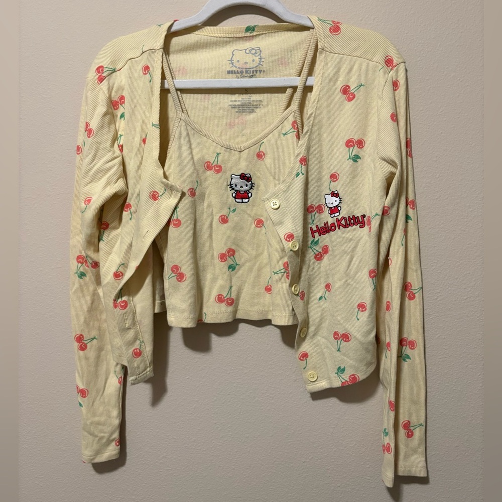 Hello Kitty By Sanrio Small Tank Top & Cardigan Set